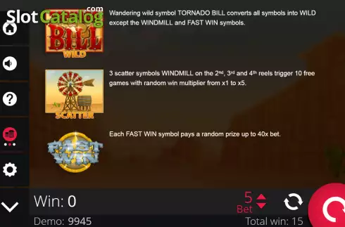 Скрин6. Tornado Bill слот