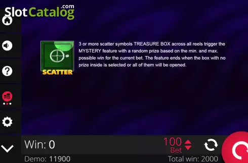 Скрин6. Treasure Box 2 слот