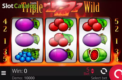 Скрин2. Triple Wild Seven слот