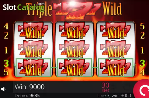 Скрин3. Triple Wild Seven слот