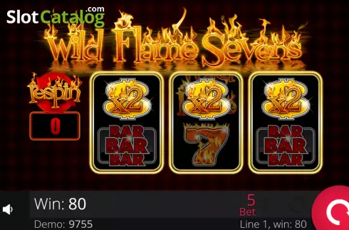 Скрин4. Wild Flames Sevens слот