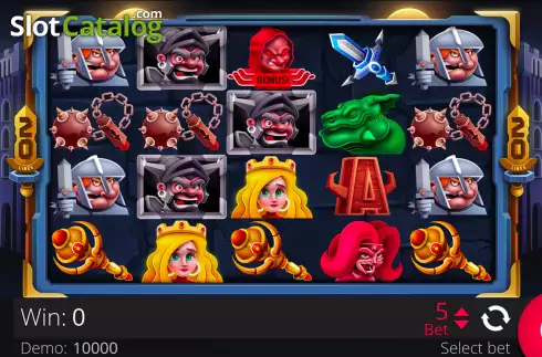 Скрин2. Vigorous Knights слот
