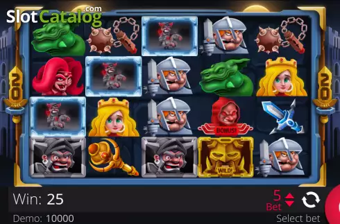 Скрин3. Vigorous Knights слот