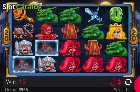 Скрин4. Vigorous Knights слот