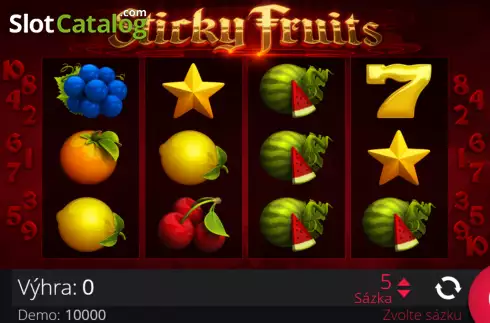 Скрин2. Sticky Fruits слот
