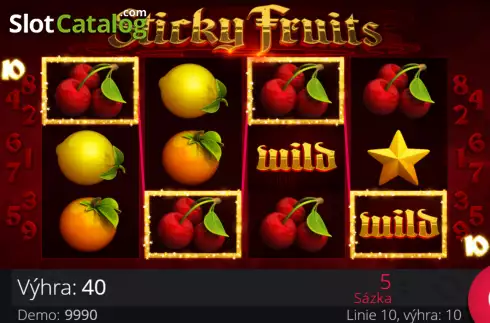 Скрин3. Sticky Fruits слот