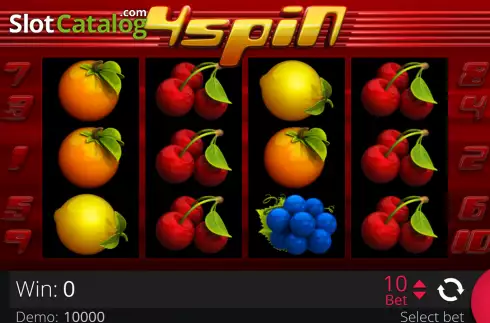 Скрин2. 4 Spin слот