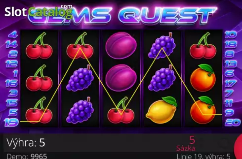 Скрин3. Gems Quest слот