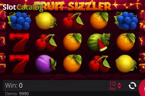 Скрин2. Fruit Sizzler слот