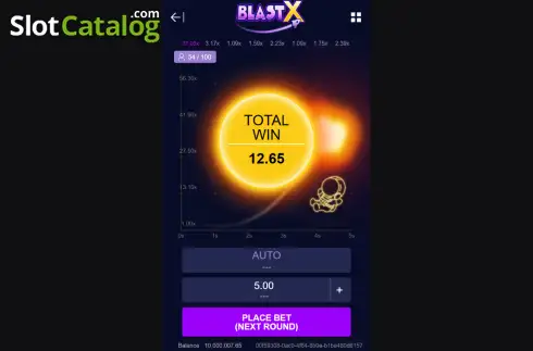 Скрин3. Blast X слот