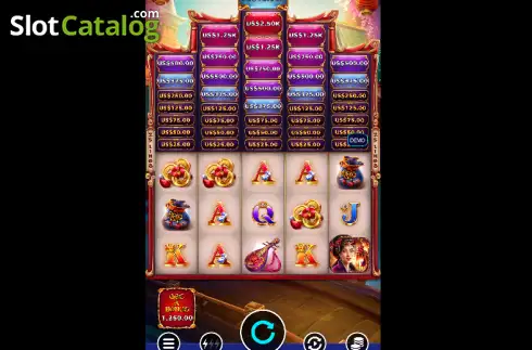 Скрин2. Rising Star Jackpots Lanterns Rising слот