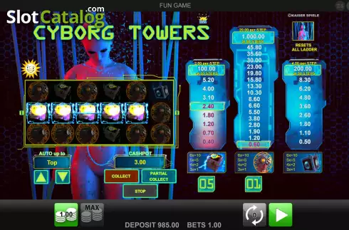 Скрин4. Cyborg Towers слот