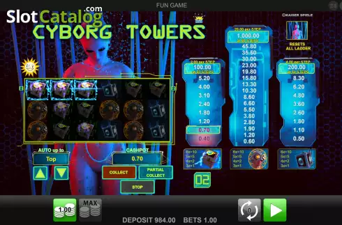Скрин6. Cyborg Towers слот