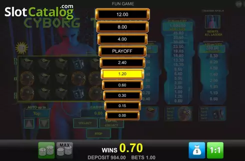 Скрин8. Cyborg Towers слот