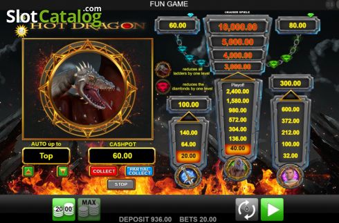 Скрин4. Hot Dragon слот