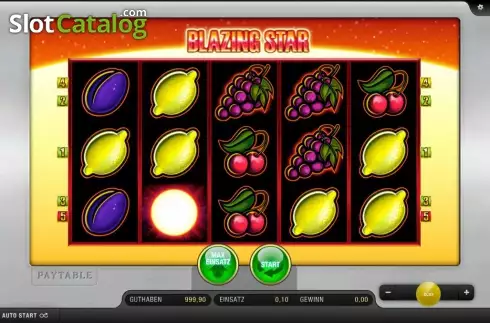Скрин2. Blazing Star (edict) слот