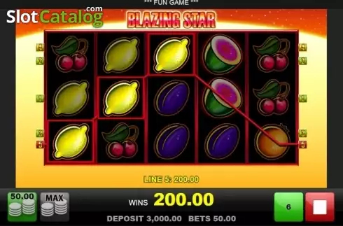 Скрин4. Blazing Star (edict) слот