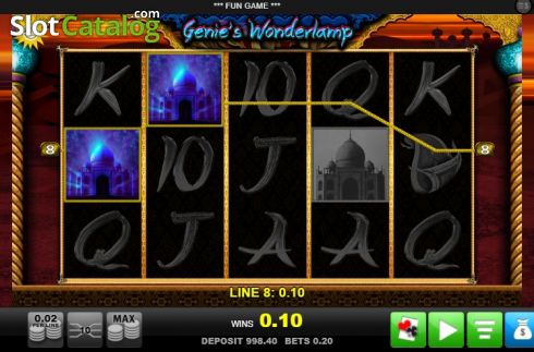 Скрин3. Genies Wonderlamp слот