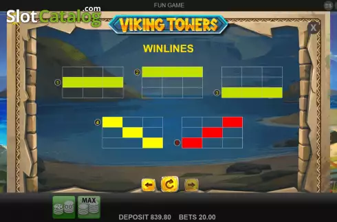 Скрин6. Viking Towers слот