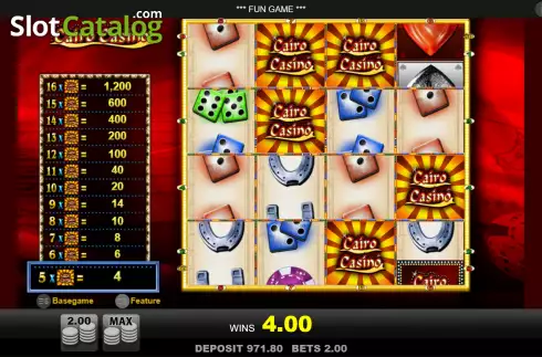 Скрин7. Cairo Casino слот