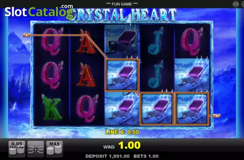 Скрин5. Crystal Heart слот