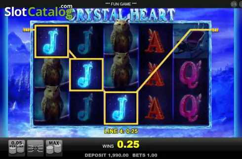 Скрин7. Crystal Heart слот