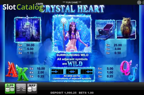 Скрин8. Crystal Heart слот