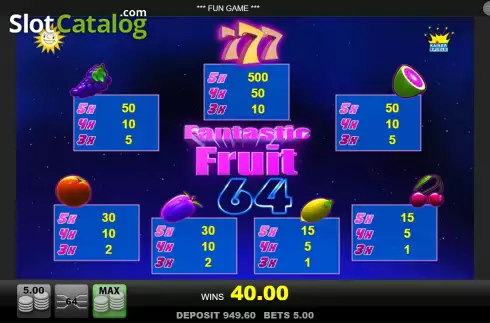 Скрин8. Fantastic Fruit слот