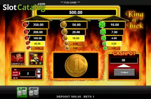Скрин4. King of Luck слот