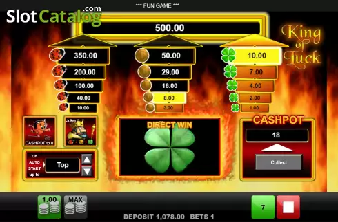 Скрин6. King of Luck слот