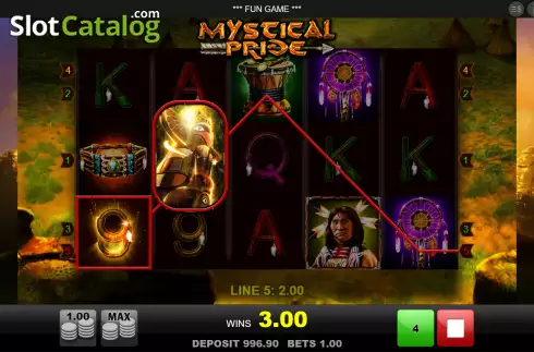 Скрин3. Mystical Pride слот