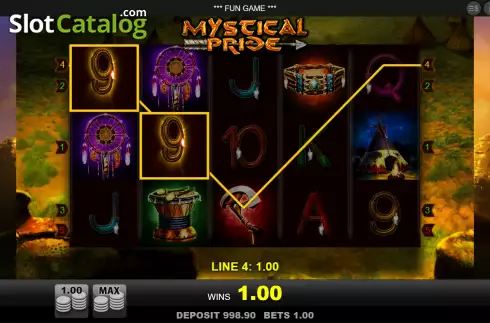 Скрин4. Mystical Pride слот