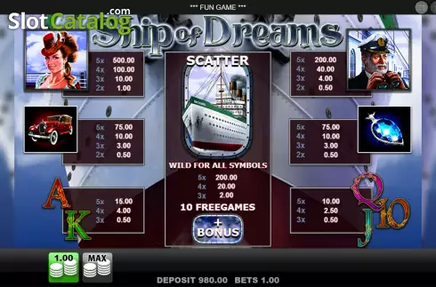 Скрин7. Ship of Dreams слот