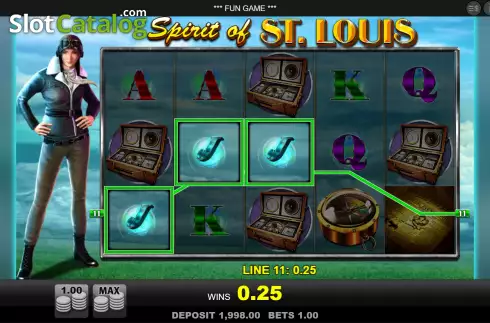 Скрин3. Spirit of St Louis слот