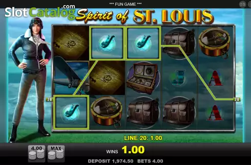 Скрин5. Spirit of St Louis слот