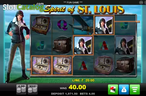 Скрин6. Spirit of St Louis слот