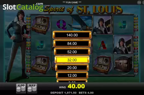 Скрин7. Spirit of St Louis слот