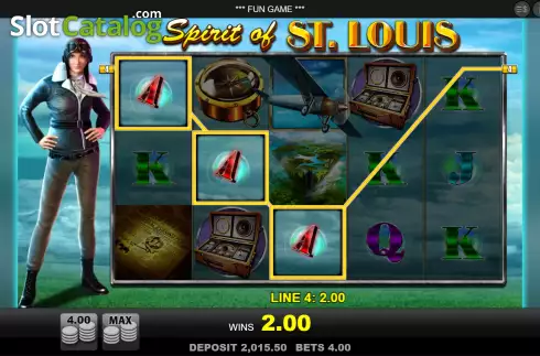 Скрин8. Spirit of St Louis слот