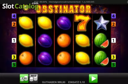 Скрин2. Obstinator слот