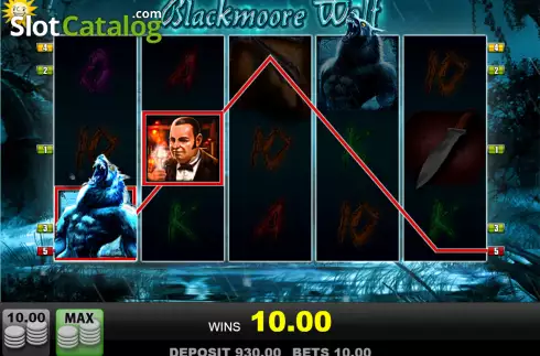 Скрин3. Blackmoore Wolf слот