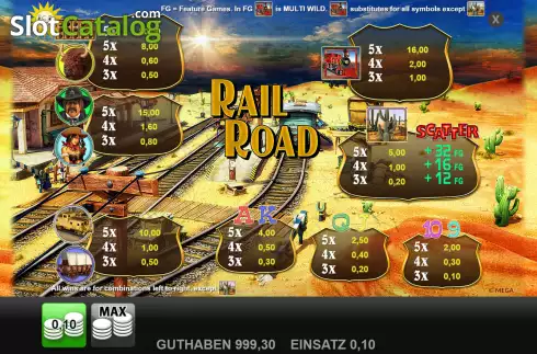 Скрин5. Rail Road слот