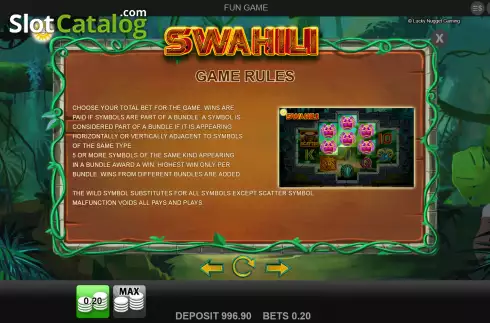 Скрин7. Swahili слот