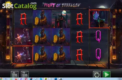 Скрин2. Fight of Terragon слот