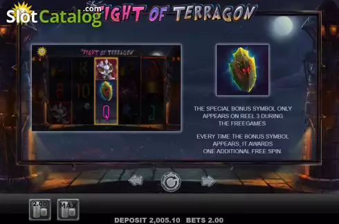 Скрин5. Fight of Terragon слот