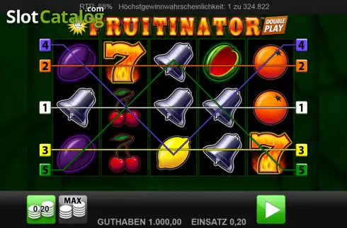 Скрин2. Fruitinator Double Play слот