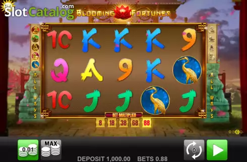 Скрин2. Blooming Fortunes слот