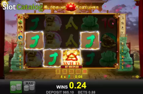 Скрин4. Blooming Fortunes слот
