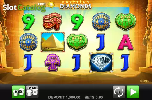 Скрин2. Egyptian Diamonds слот