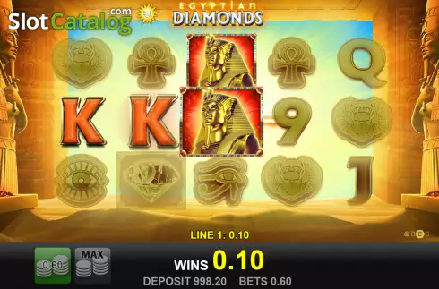 Скрин3. Egyptian Diamonds слот