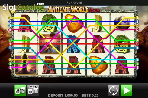 Скрин2. Ancient World Deluxe слот